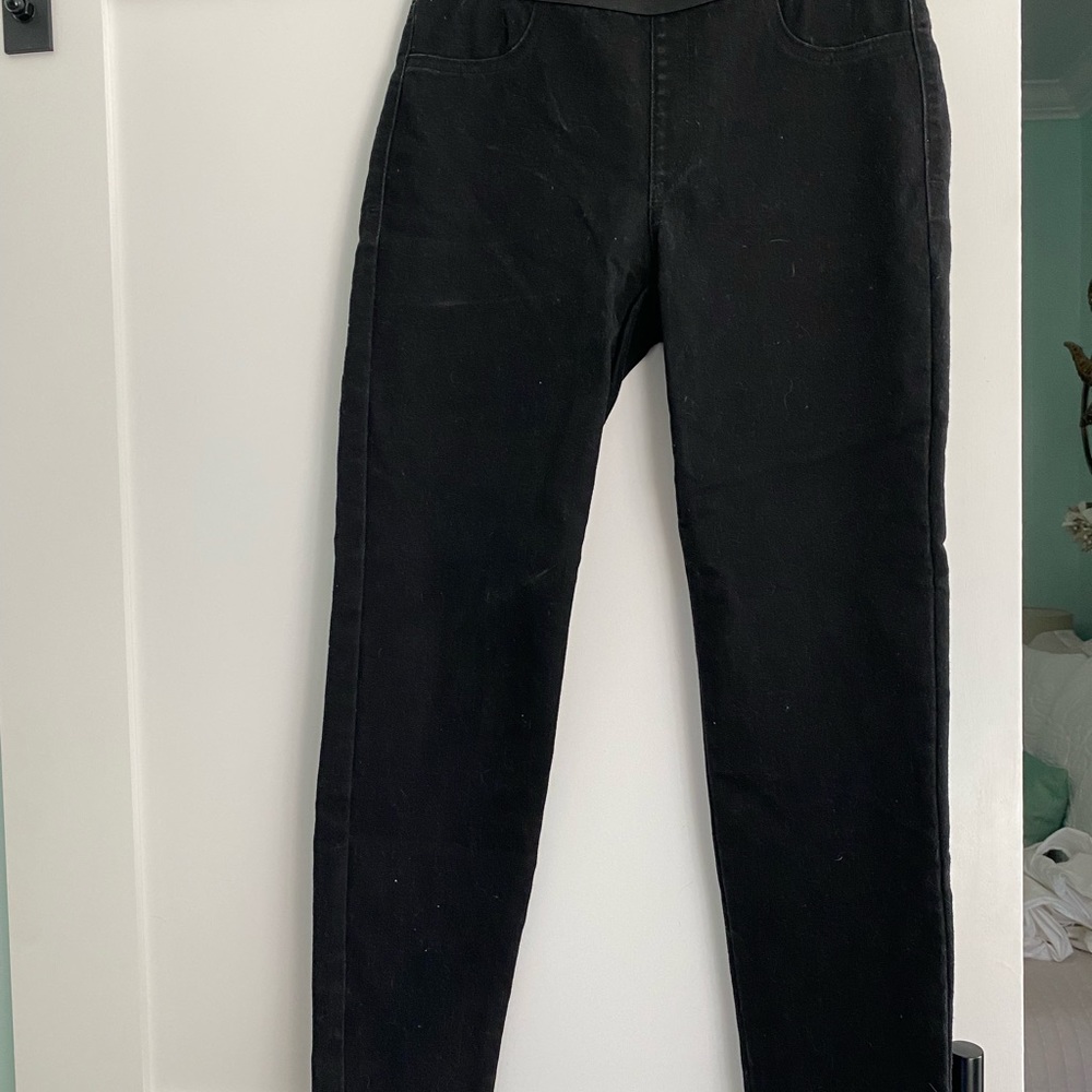 Karen Kane Black Straight Leg/Elastic Waist size 4
